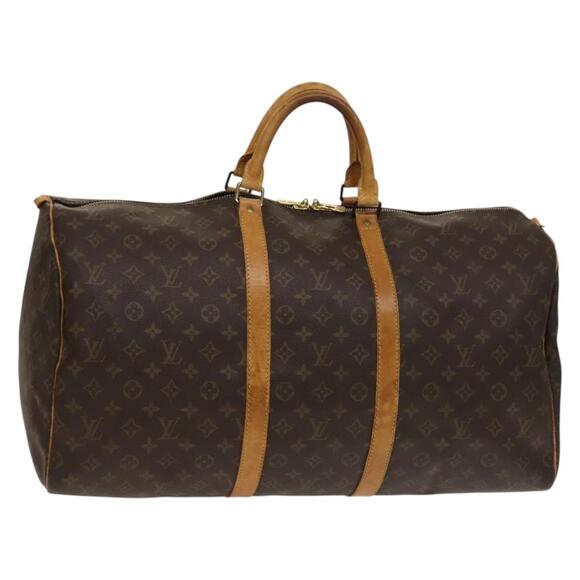 LOUIS VUITTON Monogram Keepall 55 Boston Bag M41424 - Picture 1 of 16